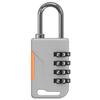 Padlock 4 Digit Password Lock Zinc Alloy Security Coded Lock Durable Backpack Zipper Lock  Travel