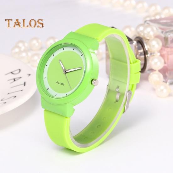 Candy Color Women Watch Round Dial Silicone Strap Quartz Movement Ladies Girls Casual Wristwatch Fashion Jewelry Birthday Gift