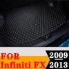 Sinjayer Car AUTO Trunk Mat ALL Weather Tail Boot Luggage Pad Carpet Flat Side Cargo Liner Cover FIT For Infiniti FX