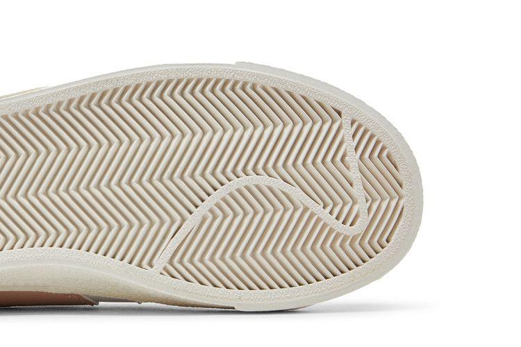 Женские кроссовки Nike Blazer Low 77 Jumbo Белые Розовые Оксфорд (Женский) Белый/Розовый Оксфорд