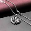 Ожерелье с подвеской в виде сердца матери из стерлингового серебра 925 пробы с цирконием AAA, модные свадебные украшения