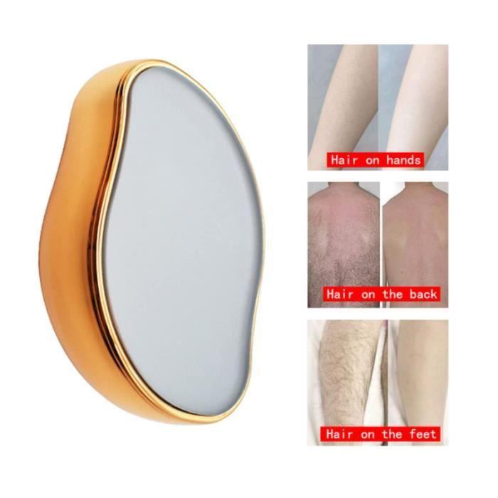 Эпилятор - Кристальный ластик для волос - Физическая эпиляция - Безболезненный - Без бритья