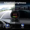 A205 HUD OBD Head Up Display Digital Speedometer HUD Car On-board Computer Speed Alarm Car Multifunction Meter Accessories