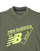 Свитшот с круглым вырезом для гольфа 4 [New Balance] с коротким рукавом (Эластичный, Отводящий влагу) / Мужской / 012-6164002 180_Хаки [M]