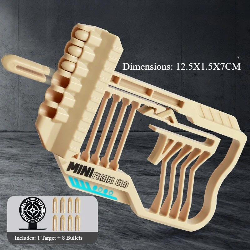 Детский игровой набор «Стрельба по мишени» Включает 1 мишень 8 безопасных пластиковых пуль Запуск нажатием Игровой образовательный подарок для мальчиков