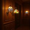Ohao Tiffany Европейский настенный светильник - Ретро Спальня, Гостиная, Столовая, Балкон, Коридор, Лестничное освещение
