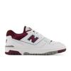 Sneakers New Balance White/Burgundy Lifestyle Version