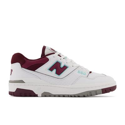 Кроссовки New Balance Белые/Бордовые Версия Lifestyle