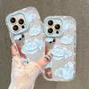 Ins Cloud Doll, применимый к iPhone16, чехол для Apple Phone 15 Promax Mirror 14 Прозрачный 13 Защита от падения 12