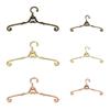 5pcs Mini Toy Alloy Bedroom Decor Dolls Clothes Accessories 4/6.5cm Hangers Dollhouse Furniture