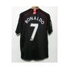 Манчестер Юнайтед 2007–2008 Черная футболка с изображением Роналду в стиле ретро