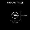 ZBAT5 1/2/5/10pcs Car Steering Wheel Badge Stickers Car Door Handle Label Decal For Opel Astra j Insignia Astra g Corsa Zafira Mokka