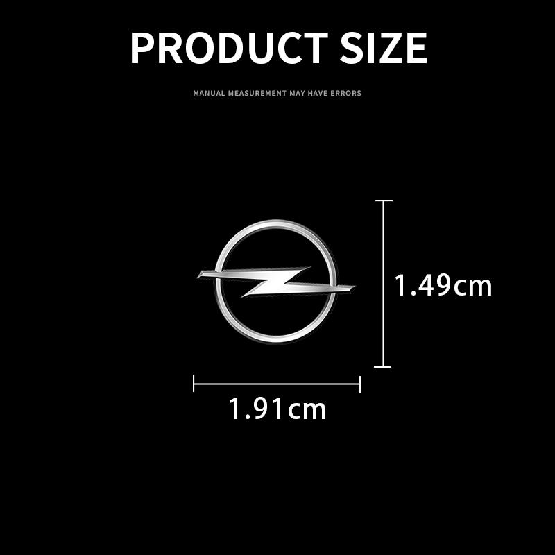 ZBAT5 1/2/5/10pcs Car Steering Wheel Badge Stickers Car Door Handle Label Decal For Opel Astra j Insignia Astra g Corsa Zafira Mokka