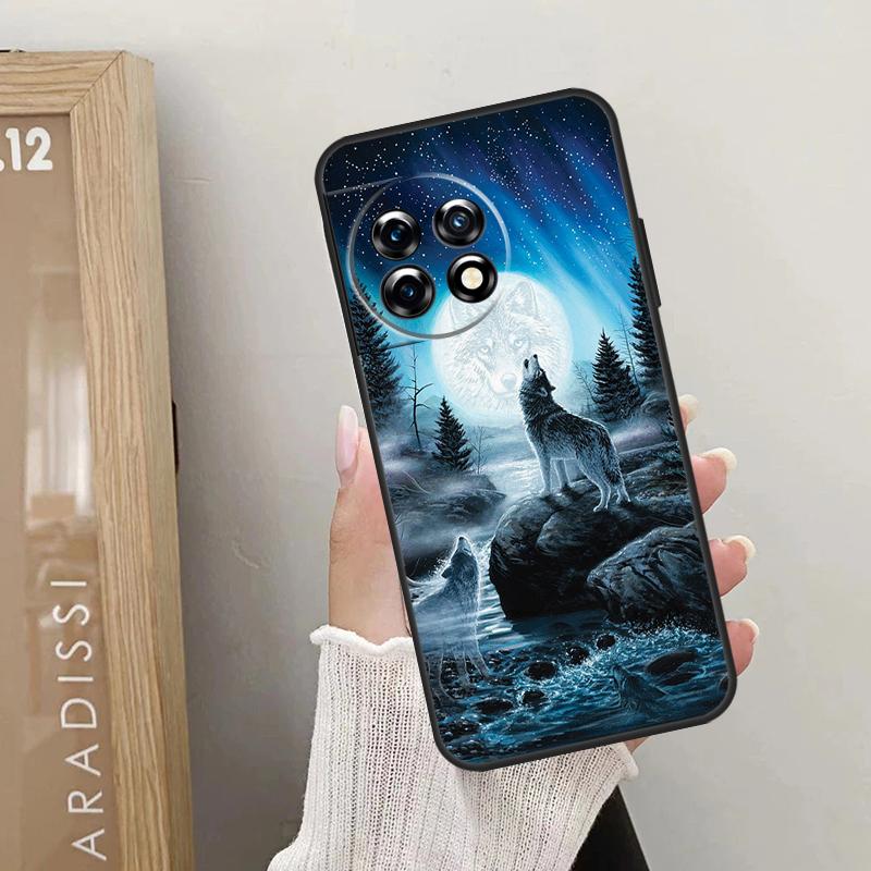 Чехол Animal Wolf Galaxy для OnePlus 12R 12 11 9 10 Pro 10R 10T OnePlus Nord 3 2T N10 N20 CE 2 Lite CE4