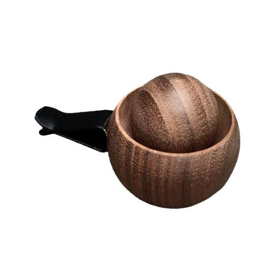 Wooden Essential Oil Diffuser Round Ball Aromatherapy Diffuser Natural Walnut Passive Oil Diffuser for Home Car Yoga Hall SPA
