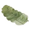 Realistic 3D Leaf Rug Irregular Leaf Shaped Floor Mat Anti Slip Green Leaf Doormat for Bathroom
