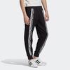 adidas Мужские спортивные штаны с манжетами Originals Trefoil Comfort, черные GC8688