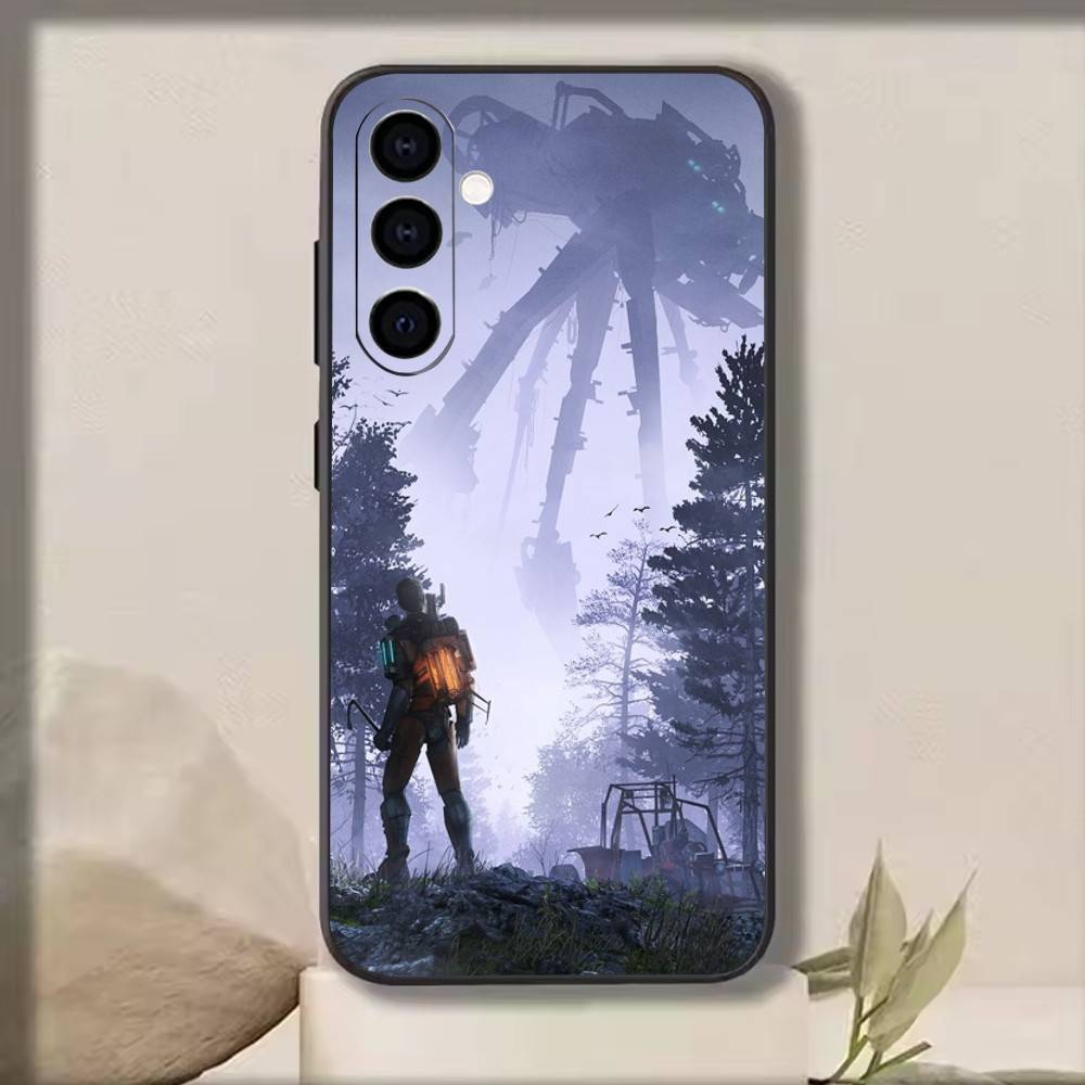 Half-Life Чехол для телефона для Samsung Galaxy A73, A72, A71, A70, A53, A52, A51, Другие Мягкий черный чехол