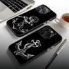 Anchor Boat Ship Wheel Phone Case For iPhone 17,16,15,14,13,12,11,Pro,Max,Plus,Mini Candy Matte Shockproof Cover