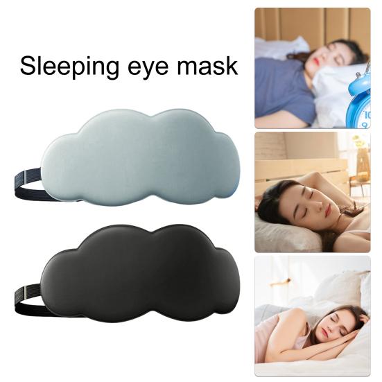 Yousheng 6D Sleep Blindfold Cloud Shape Breathable Memory Foam Eye Cover Patch Travel Sleep Eyeshade for Women Men Kids