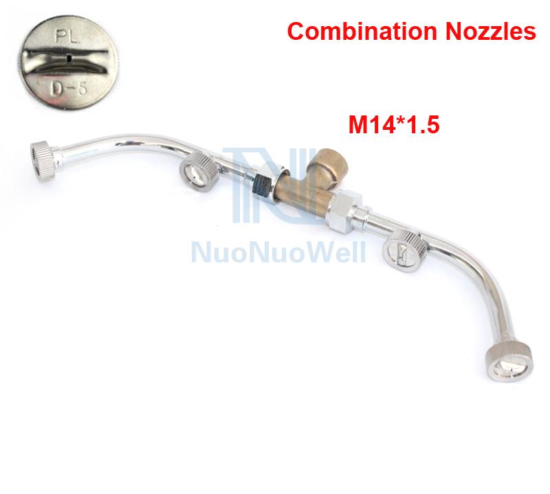NuoNuoWell Agricultural Fruit Tree Pesticide Sprayer Fan-Shap Fine Atomizing Nozzle Garden High Pressure Irrigation Spraying Kit