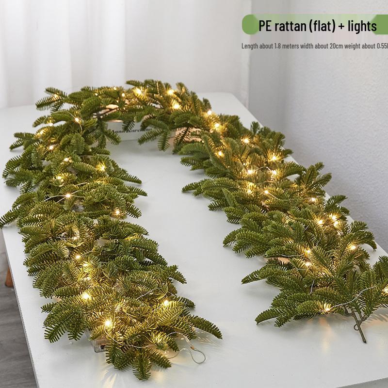 Christmas Snowflake Garland for Hotels, Malls, Windows, Doors & Stair Handrails