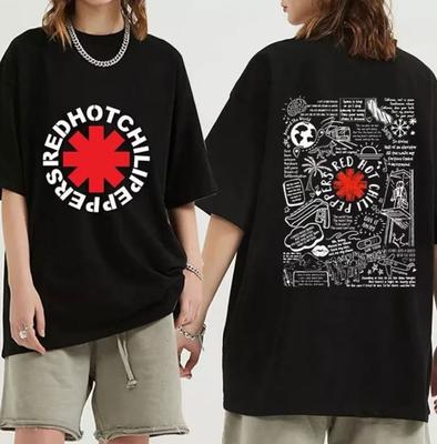 Футболка тура Red Hot Chili Peppers 2024, Футболка для фанатов группы Red Hot Chili Peppers