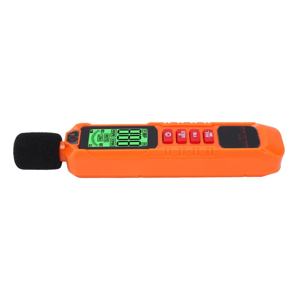Sound Level Meter with A Weighting Backlight Screen Portable Noise Decibel Tester for Home