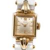 Watches gold/White goldDial Stainless Steel/Embossed Leather Hand Winding Women Used