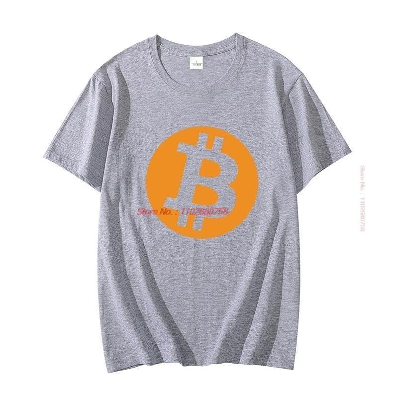 Bitcoin Btc Cryptocurrency Fashion New Shirts And Tshirts Summer Cotton Big Size Short Sleeve T Shirt Unisexs Print T Shirt