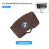 Suede Car Seat Belt Buckle Clip Protector Interior Accessories For BMW E87 E70 E91 E30 G20 E92 E93 E60 E46 E90 G30 E53 X1 FV9