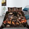 Bedspread Skulll Comforter Cover Youth Duvet Cover Set Soft Bedroom Decor