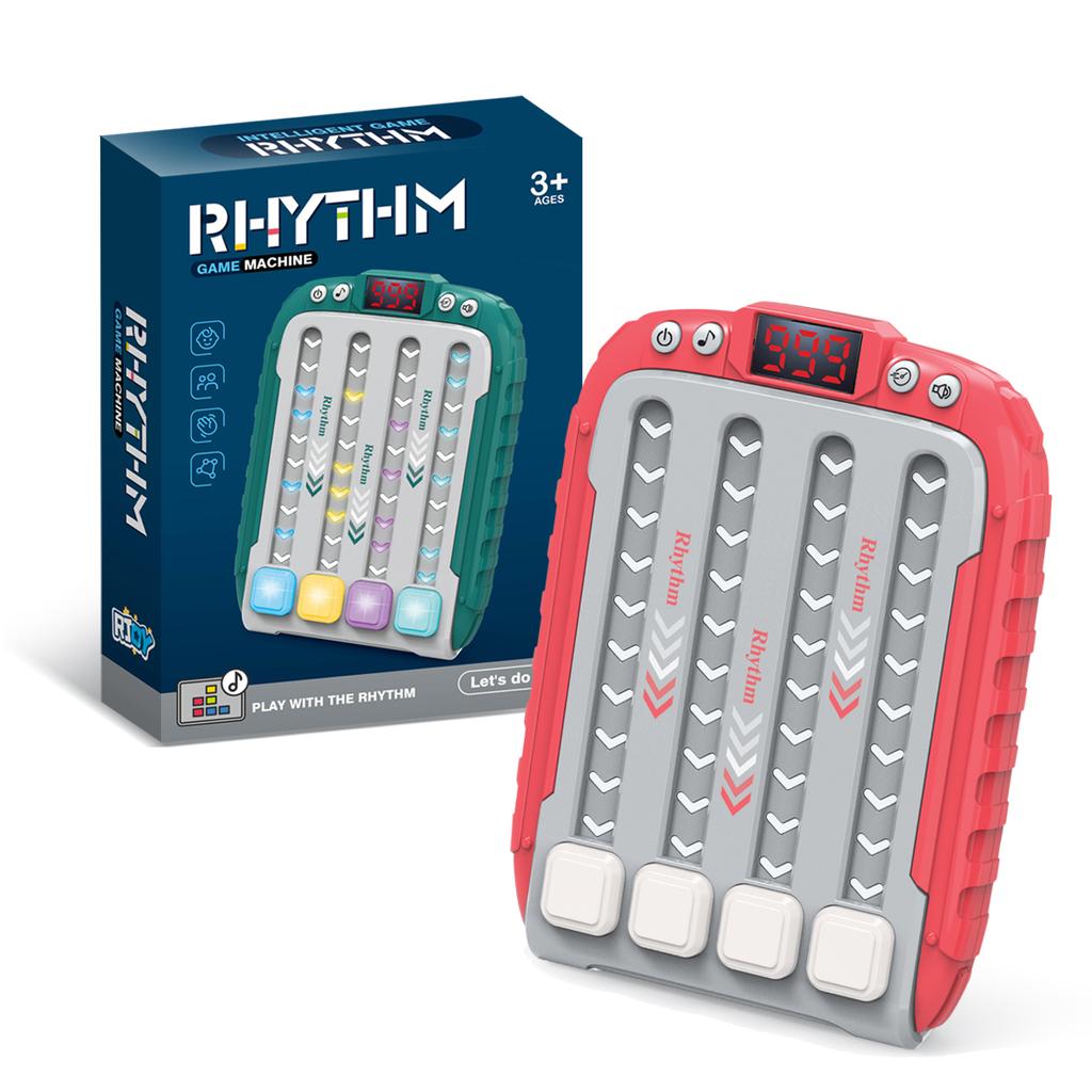 Быстрая игра-кнопка Pop Bubble Up Toys RHYTHM Handheld Pop Light Up It Game Игрушка для снятия стресса Fidget Toy Подарки на Рождество и день рождения