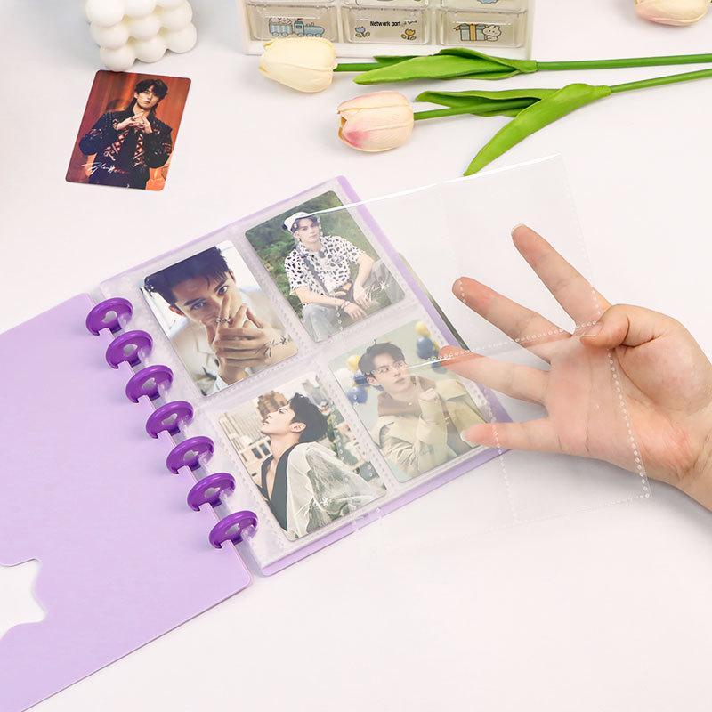 3-inch Polaroid Mushroom Loose-Leaf Album: Four-Grid Idol Card Collection