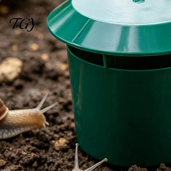 Sustainable Garden Care Tools Beer Bait Snail Trap, Reusable Catcher, Not Included, Trap for Physical Slugs, Gardens, Vegetable Patches,