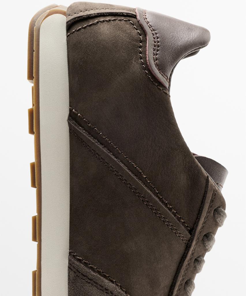 Massimo Dutti Grain Napa Leather Sneakers