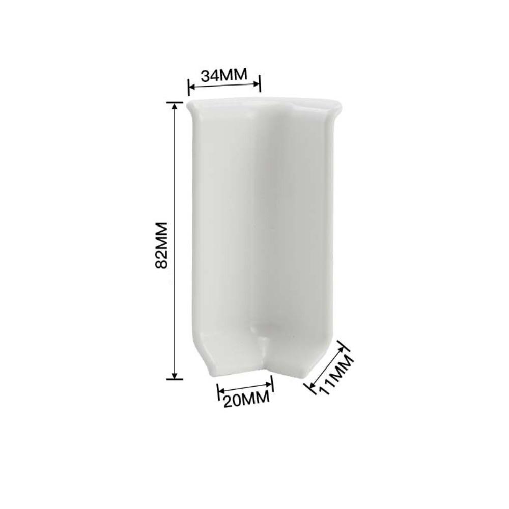 Самоклеящийся настенный плинтус 82 мм высотой, угловой декор для стен