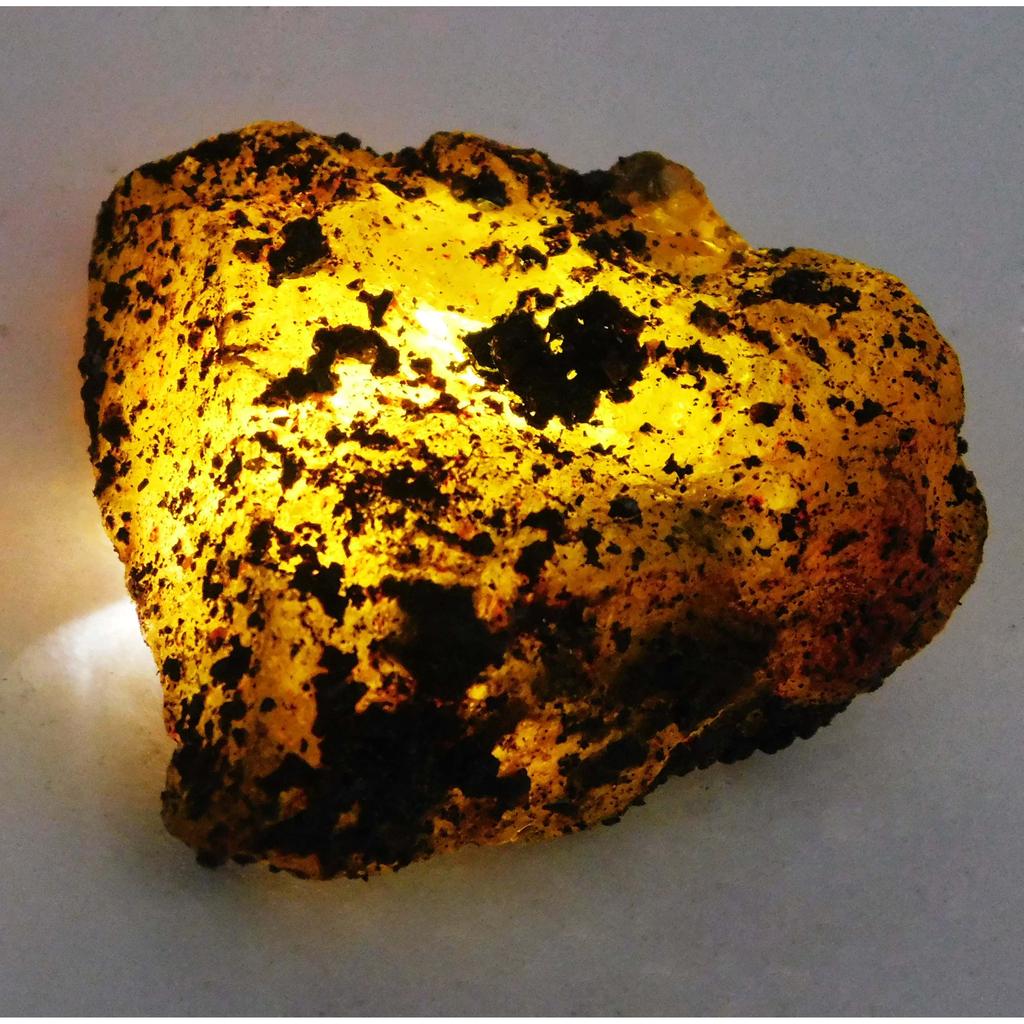 Yellow Sapphire Huge Rough 65 Ct Earth Mined NATURAL Loose Gemstone CERTIFIED
