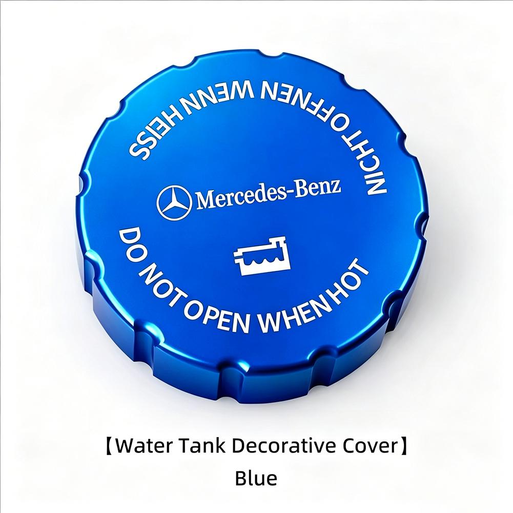 LXT3 Car Metal Fuel Oil Water Tank Cap Decor Covers Accessories For Mercedes-Benz GLC X253 X254 C-Class W205 W206 A-Class W177 GLA