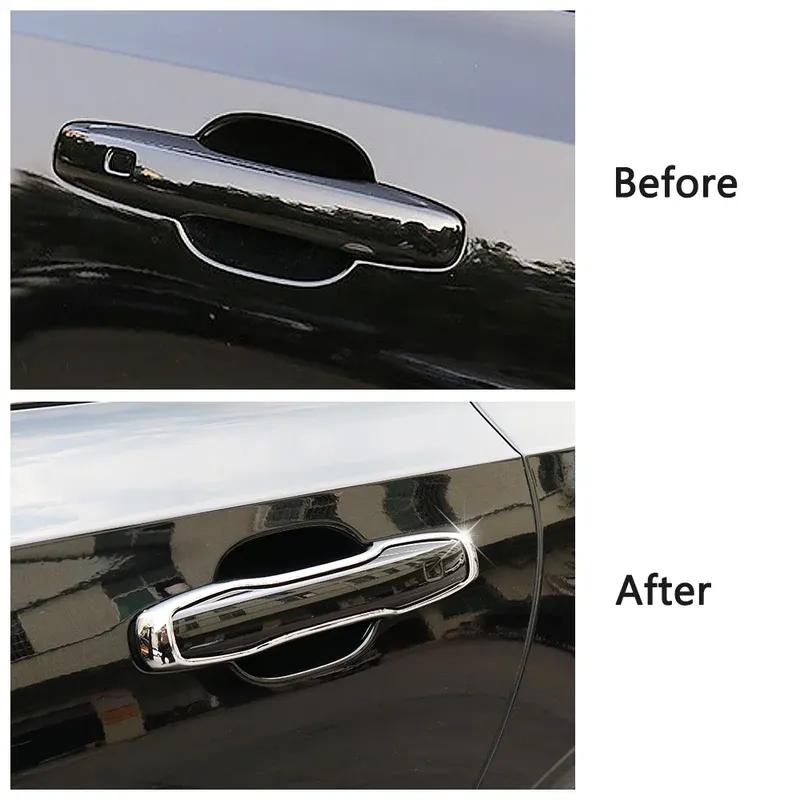 Car Upgrade Chrome Silver Chromium Styling Handle cover trim strip For Volvo XC60 XC90 S90 V90 2018-2025 Accessories