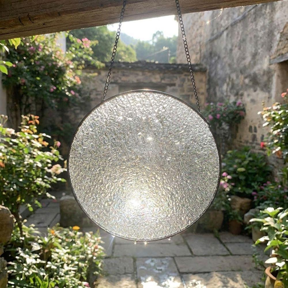DIY Art Painting Light-Catching Suncatcher Glass Hanging Decor Home Garden Ornament