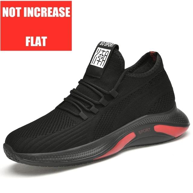 Casual Lift Sneakers Men Elevator Shoes Height Increasing Shoes for Man Insoles 6CM Hidden Heels Sports Inner Heightening Shoes