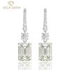 Серьги-капли из стерлингового серебра 925 пробы 8*11 мм с драгоценными камнями для женщин, уникальный дизайн, романтические ювелирные изделия, подарки для свадебной вечеринки