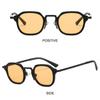 Metal Frame Punk Shades Y2K Driving Sun Glasses Trendy Small Square Sunglasses  for Women & Men