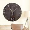 DIY Modern Creative Quartz Silent Wall Clock Mirror Sticker for Living Room Decoration