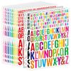 English Letter Stickers 0.5+1+1.5 Inch Scrapbook Holiday Greeting Card Decorative Handbook Letter Stickers