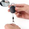 Ramidos Metal Retractable Key Chain Card Badge Holder Steel Recoil Ring Pull Belt Clip