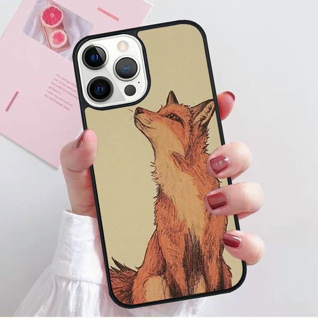 Чехол для телефона с умной лисой Для iPhone 17 Air 15 16 14 13 12 Pro Max 11 Pro Max Plus Coque Shell