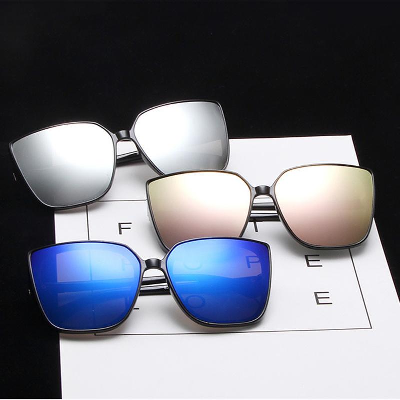 Модные Женские Солнцезащитные Очки Кошачий Глаз Оверсайз Дизайнерские Винтажные Ретро Зеркальные Солнцезащитные Очки для Женщин EMA