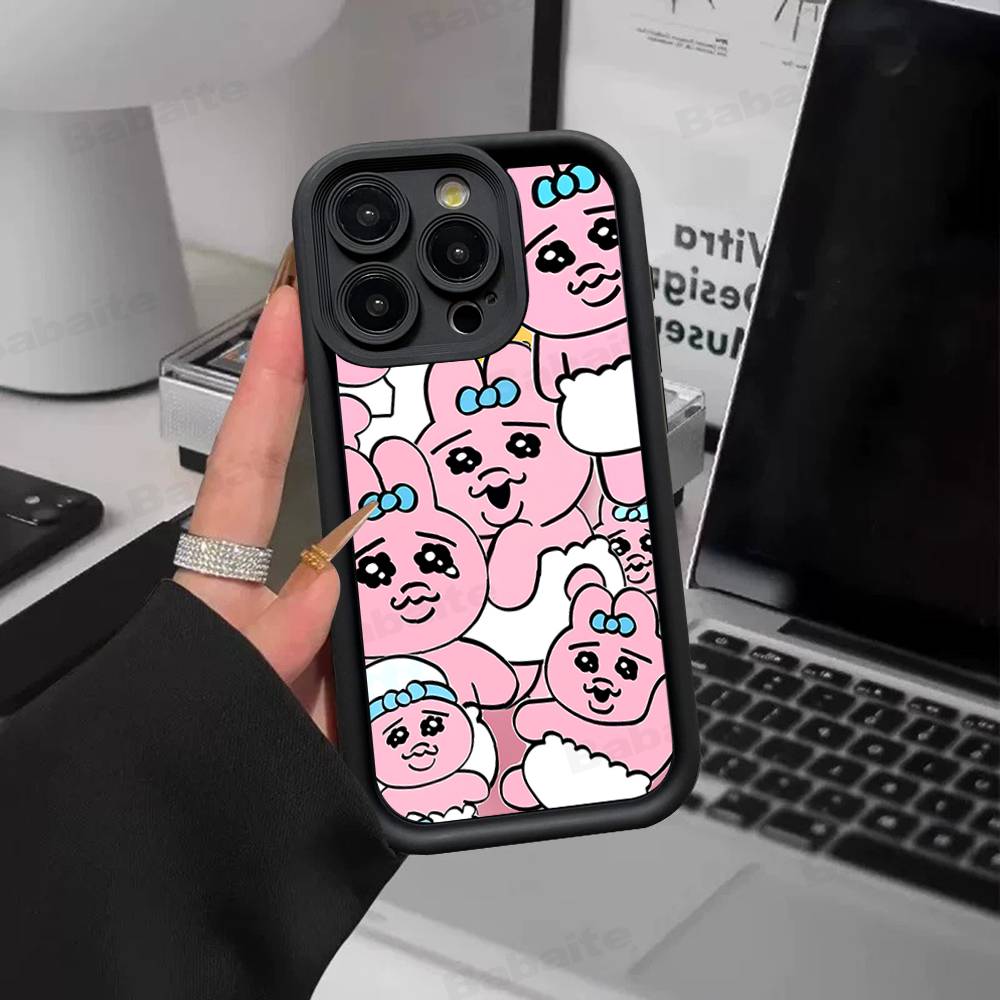 Cartoon O-Opanchu Usagi Phone Case For IPhone 17 16 15 14 13 12 11 Pro Max Plus Silicone Shockproof Case